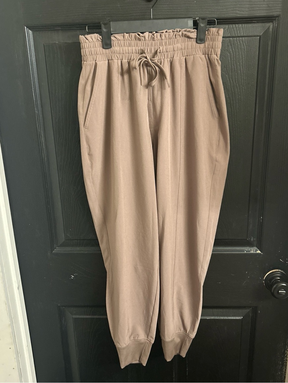 Abercrombie &Fitch Drawstring Jogger Pants - Taupe